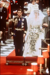 Lady Diana e o príncipe Charles
